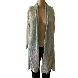Curio New York Sheer Crochet and Knitted Size S Cardigan